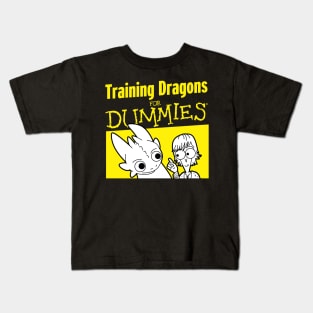 Funny Toothless Dragon Training Book Lover Mashup Parody Kids T-Shirt